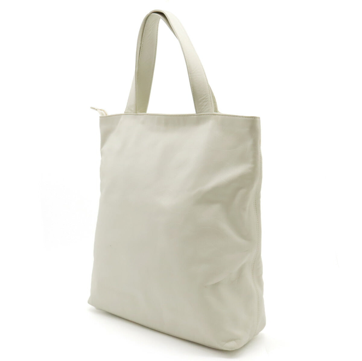 Top Quality Chanel Leather Coco Mark Embossed Tote Bag
