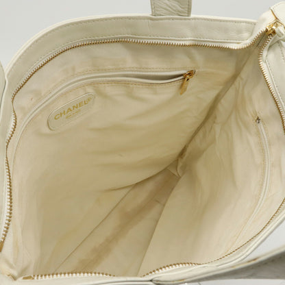 Top Quality Chanel Leather Coco Mark Embossed Tote Bag