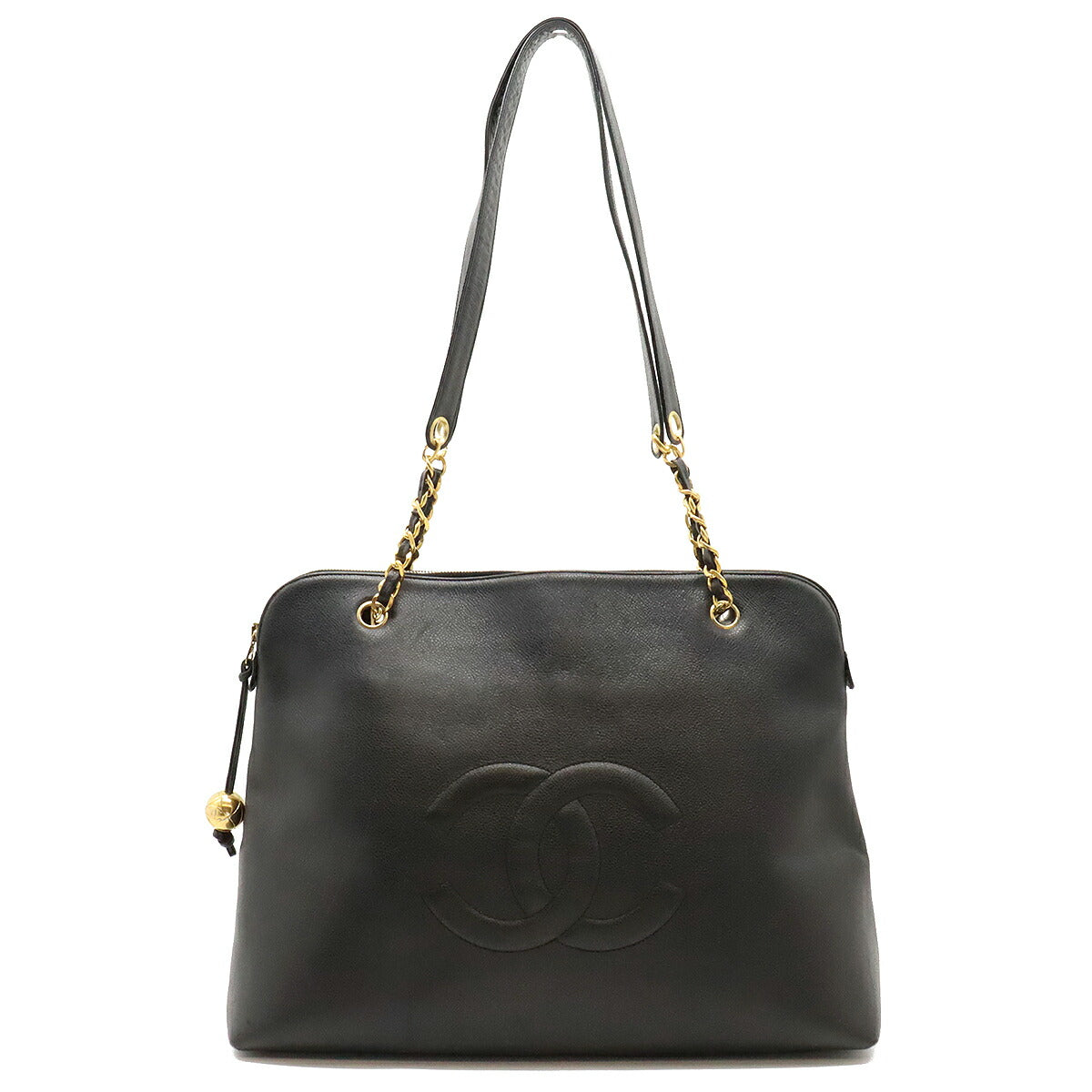 Top Quality Chanel Leather Coco Ball Chain Shoulder Tote