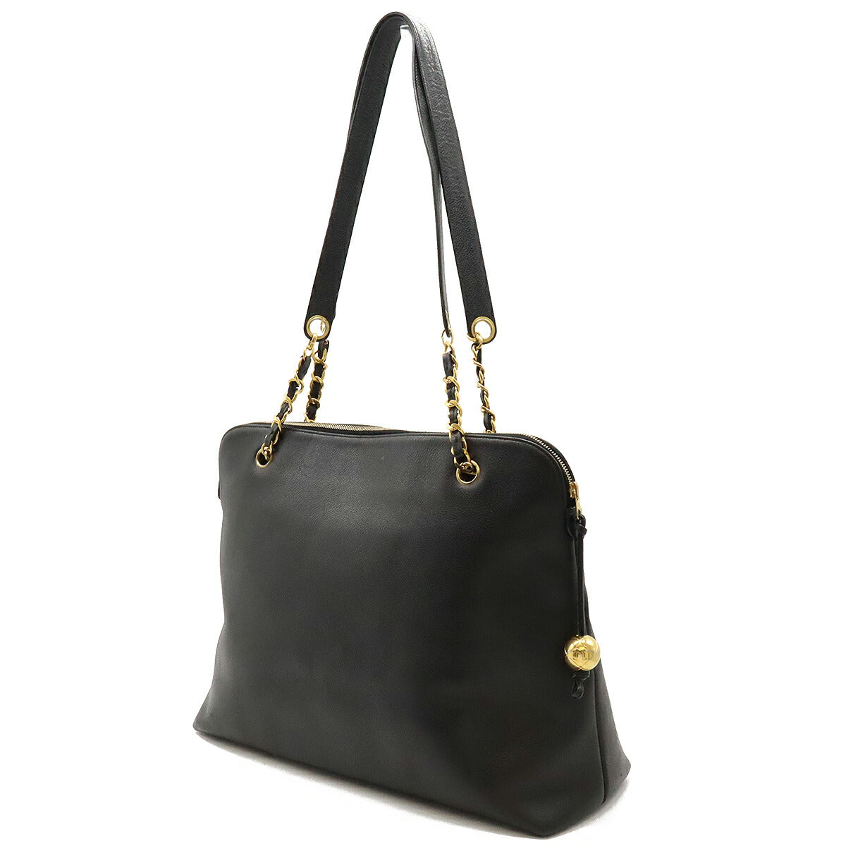 Top Quality Chanel Leather Coco Ball Chain Shoulder Tote