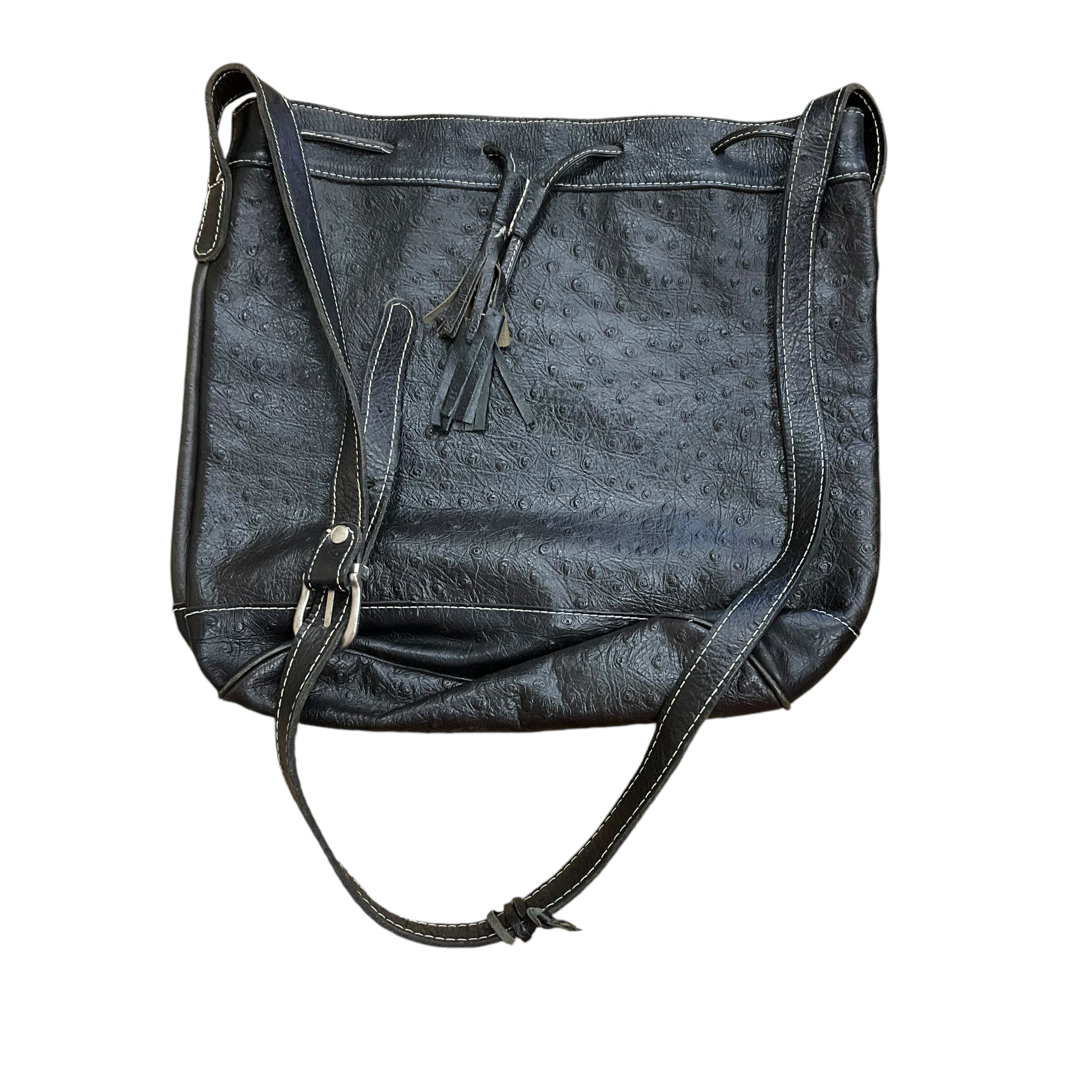 Crossbody Leather By Unisa. Size: Large