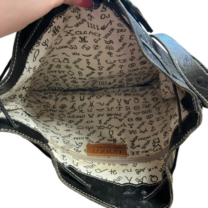 Crossbody Leather By Unisa. Size: Large