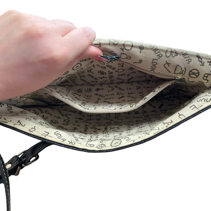 Crossbody Leather By Unisa. Size: Large