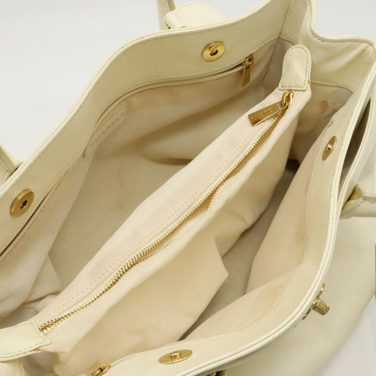 Top Quality Chanel Executive Line Tote Bag Ivory