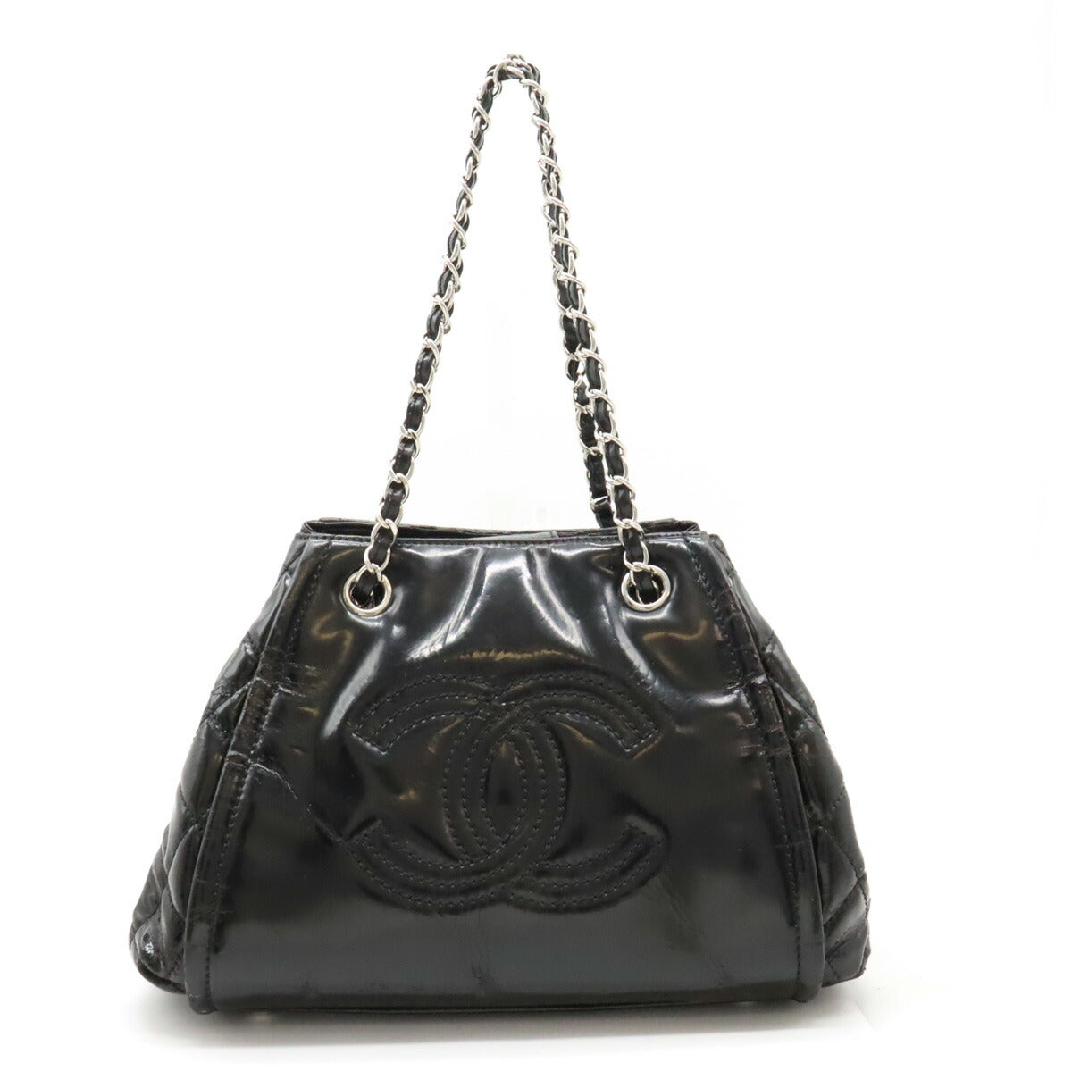 Top Quality Chanel Patent Leather Chain Shoulder Bag