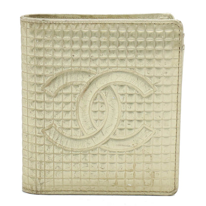 Top Quality Chanel Metallic Leather Micro Chocolate Bar Wallet