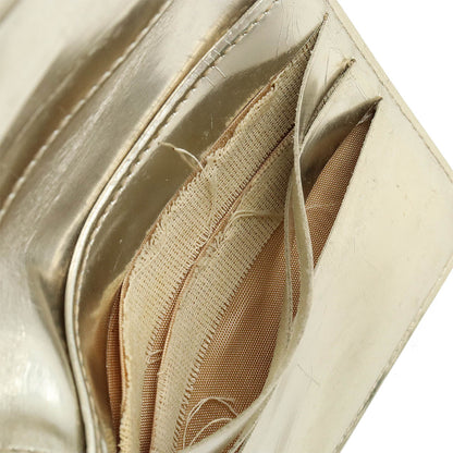 Top Quality Chanel Metallic Leather Micro Chocolate Bar Wallet