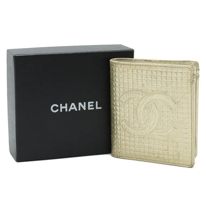 Top Quality Chanel Metallic Leather Micro Chocolate Bar Wallet