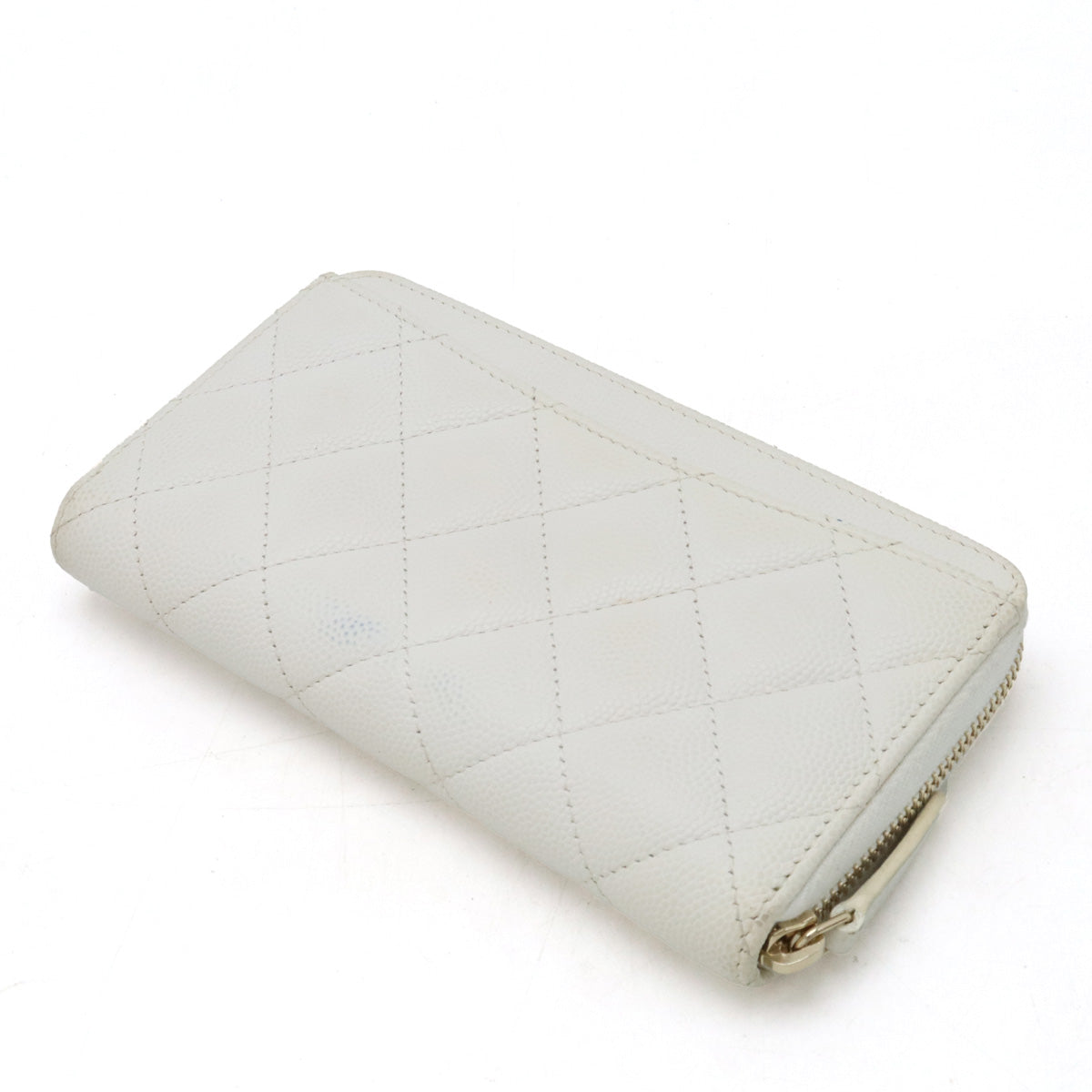 Top Quality Chanel Caviar Matelasse Small Zip Wallet