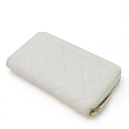Top Quality Chanel Caviar Matelasse Small Zip Wallet