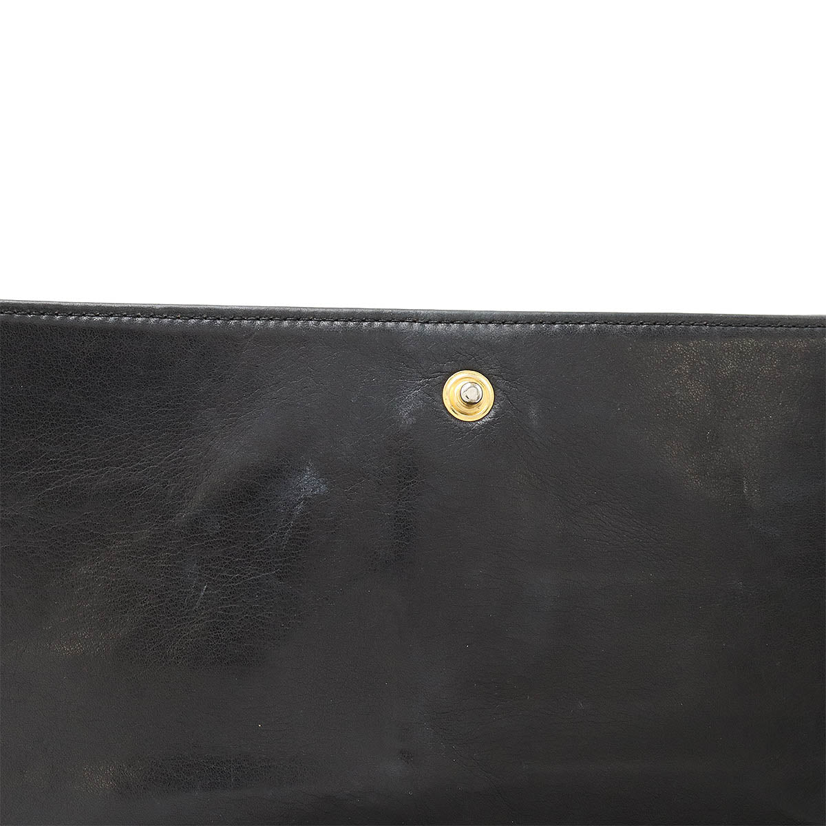 Top Quality Chanel Coco Mark Chain Wallet Patent Leather Black