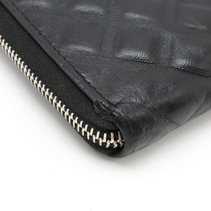 Top Quality Chanel Leather Diamond Stitch Long Wallet
