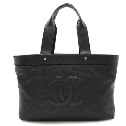 Top Quality Chanel Coco Mark Mesh Leather Tote Bag A33936