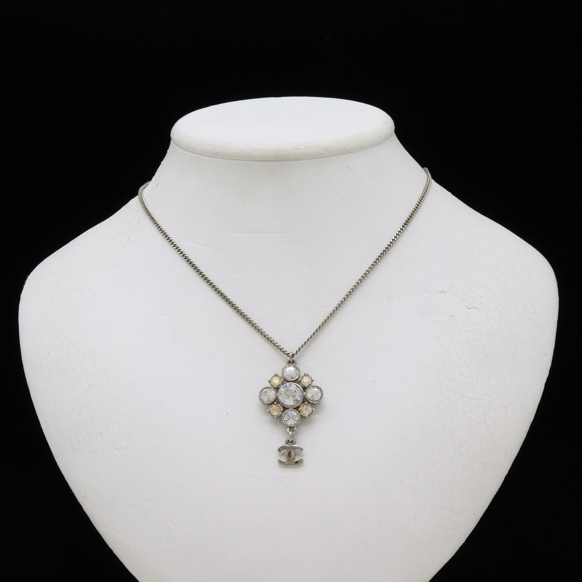 Top Quality Chanel Coco Mark Rhinestone Necklace