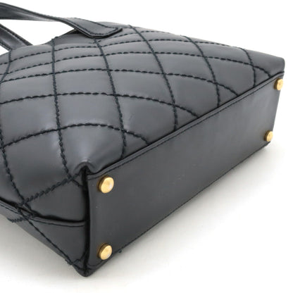 Top Quality Chanel Wild Stitch Leather Tote Bag Black