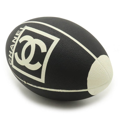 Top Quality Chanel Rugby Ball Sports Line Black White