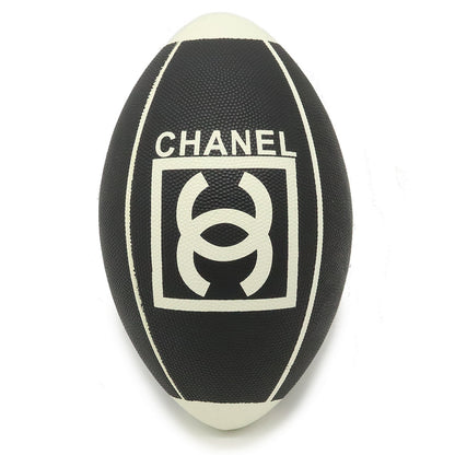 Top Quality Chanel Rugby Ball Sports Line Black White