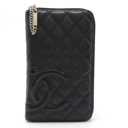 Top Quality Chanel Cambon Line Coco Mark Leather/Enamel Organizer Wallet A48660