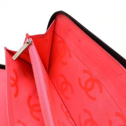 Top Quality Chanel Cambon Line Coco Mark Leather/Enamel Organizer Wallet A48660