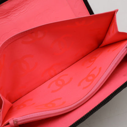 Top Quality Chanel Cambon Line Coco Mark Leather/Enamel Organizer Wallet A48660