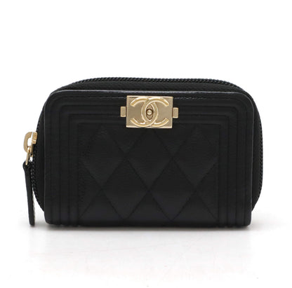 Top Quality Chanel BOY Top Quality Chanel Caviar Leather Coin Case A80602