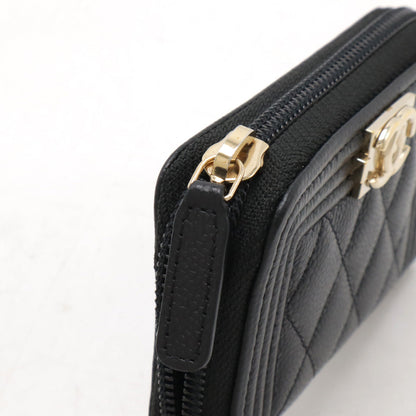 Top Quality Chanel BOY Top Quality Chanel Caviar Leather Coin Case A80602