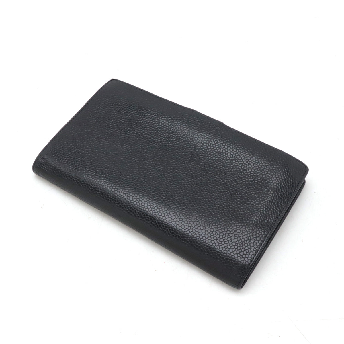 Top Quality Chanel Caviar Skin Coco Mark Long Wallet A13498