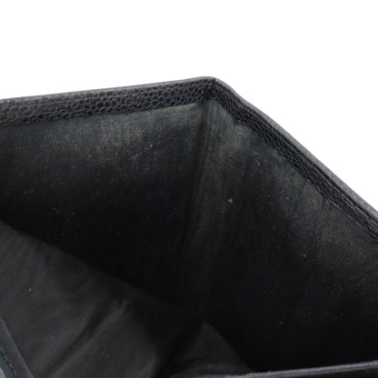 Top Quality Chanel Caviar Skin Coco Mark Long Wallet A13498