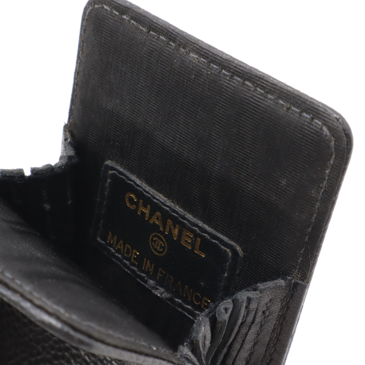 Top Quality Chanel Caviar Skin Multi Case Black