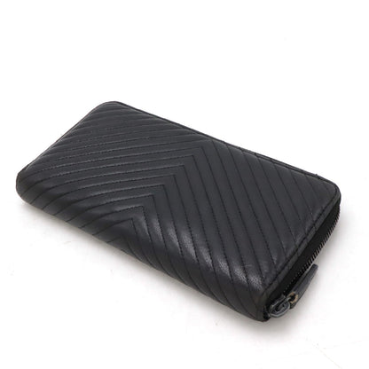 Top Quality Chanel Chevron V-Stitch Lambskin Leather Long Wallet