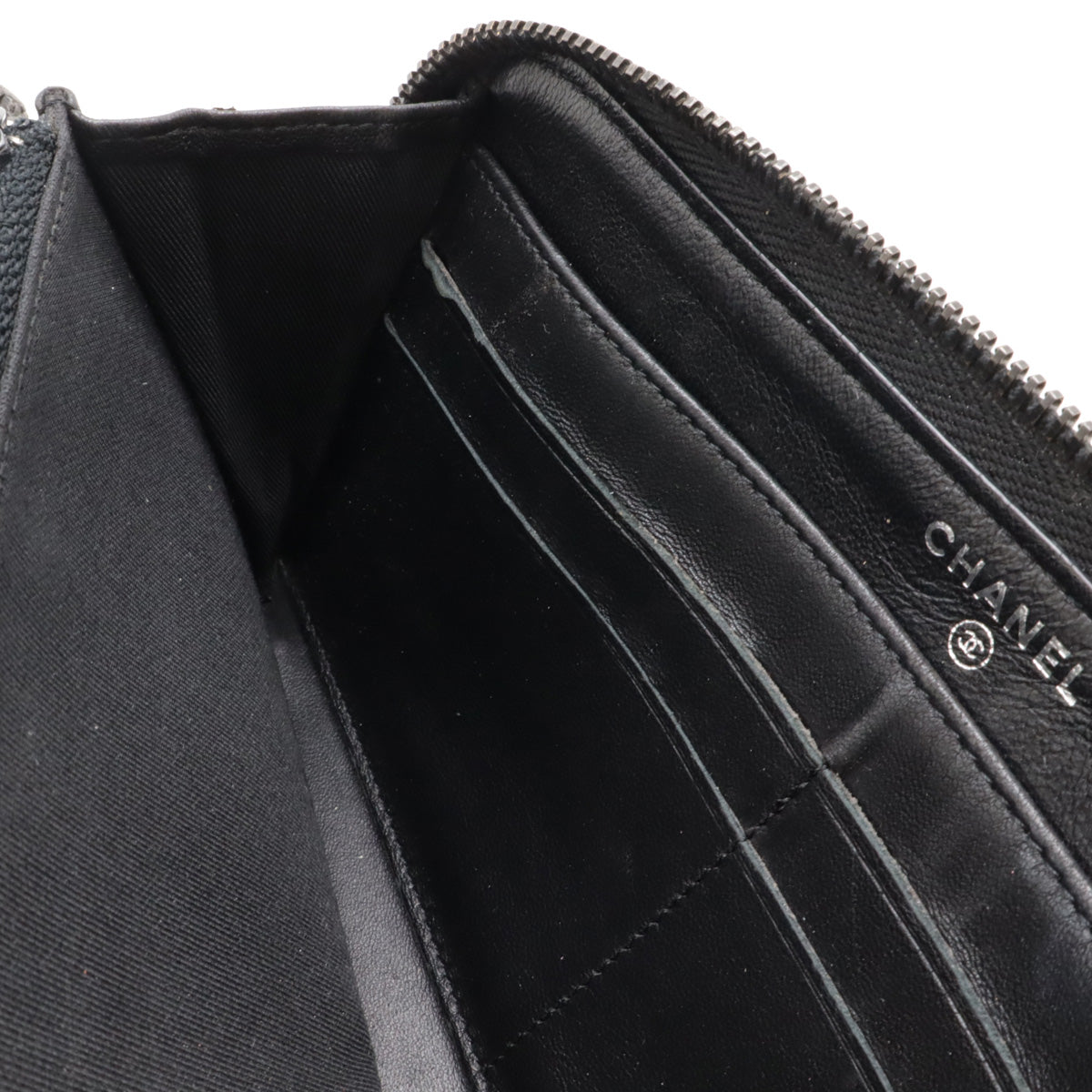 Top Quality Chanel Chevron V-Stitch Lambskin Leather Long Wallet