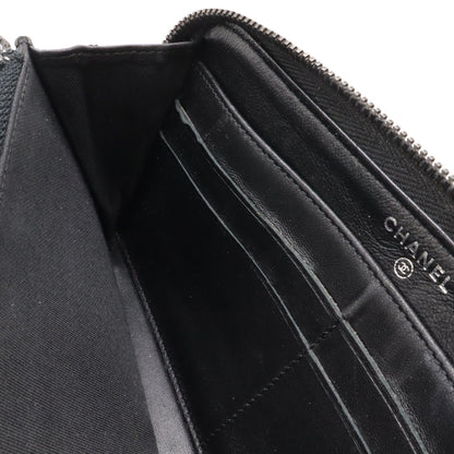 Top Quality Chanel Chevron V-Stitch Lambskin Leather Long Wallet
