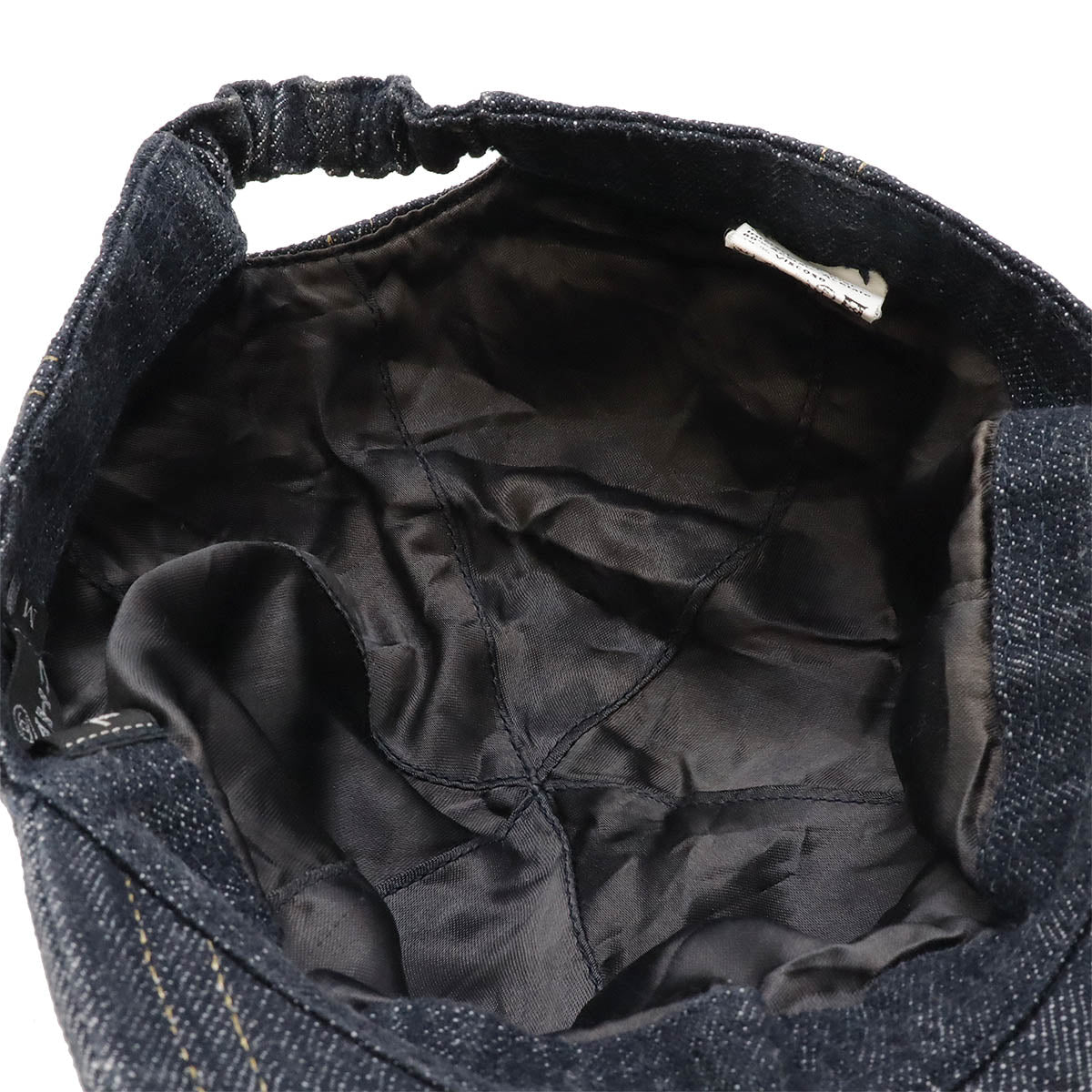 Top Quality Chanel Denim Cap with Coco Mark. Blue