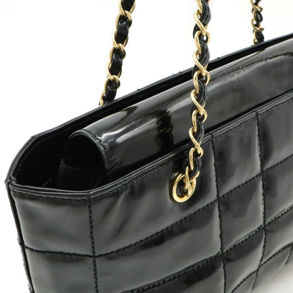 Top Quality Chanel Chocolate Bar Patent Tote Bag