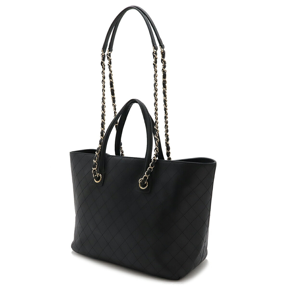 Top Quality Chanel Matelasse Coco Mark Leather Tote Bag
