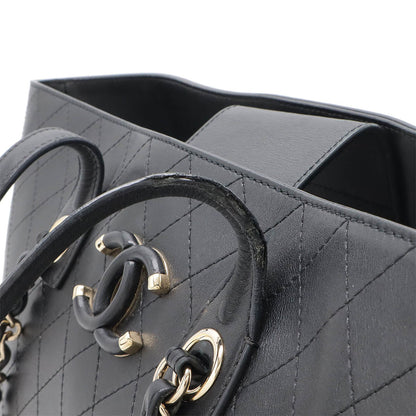 Top Quality Chanel Matelasse Coco Mark Leather Tote Bag