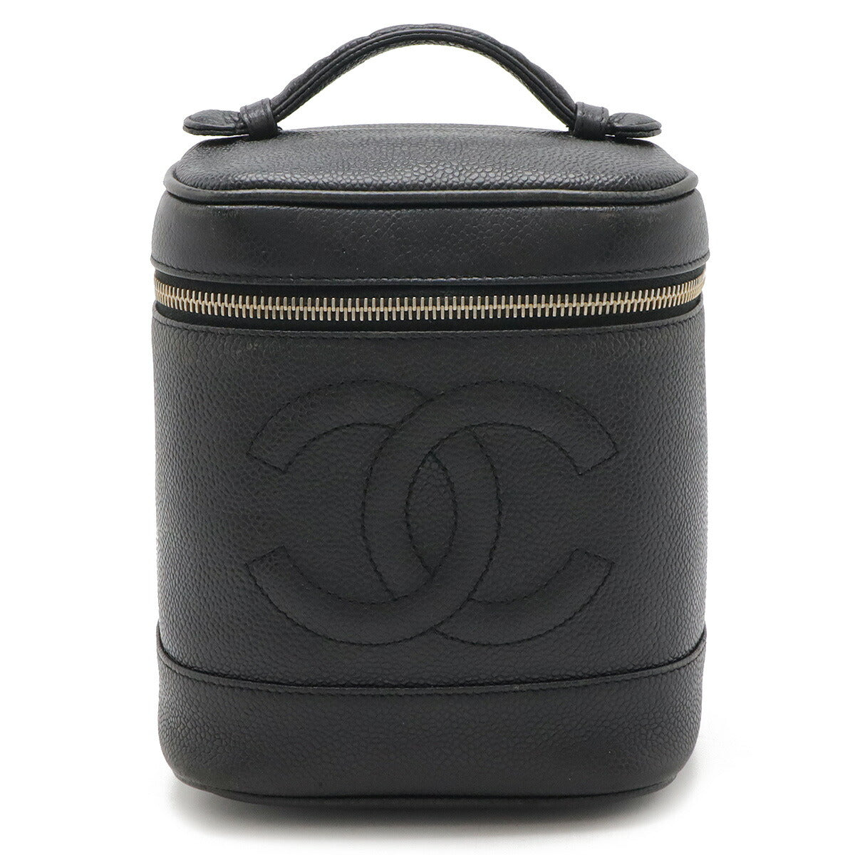 Top Quality Chanel Caviar Vanity Bag Handbag Black