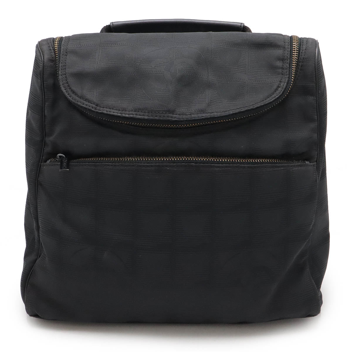 Top Quality Chanel Nylon Jacquard Leather Backpack A15958