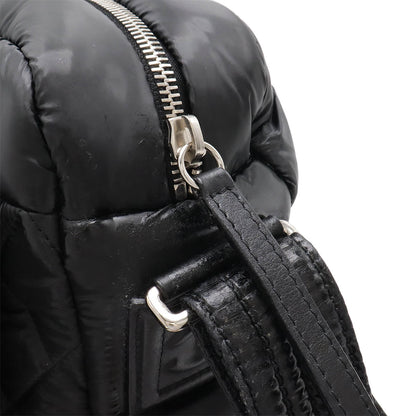 Top Quality Chanel Nylon/Leather Cocoon Shoulder Bag Black