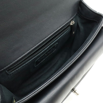 Top Quality Chanel Leather Coco Eyelet Round Mini Chain Bag