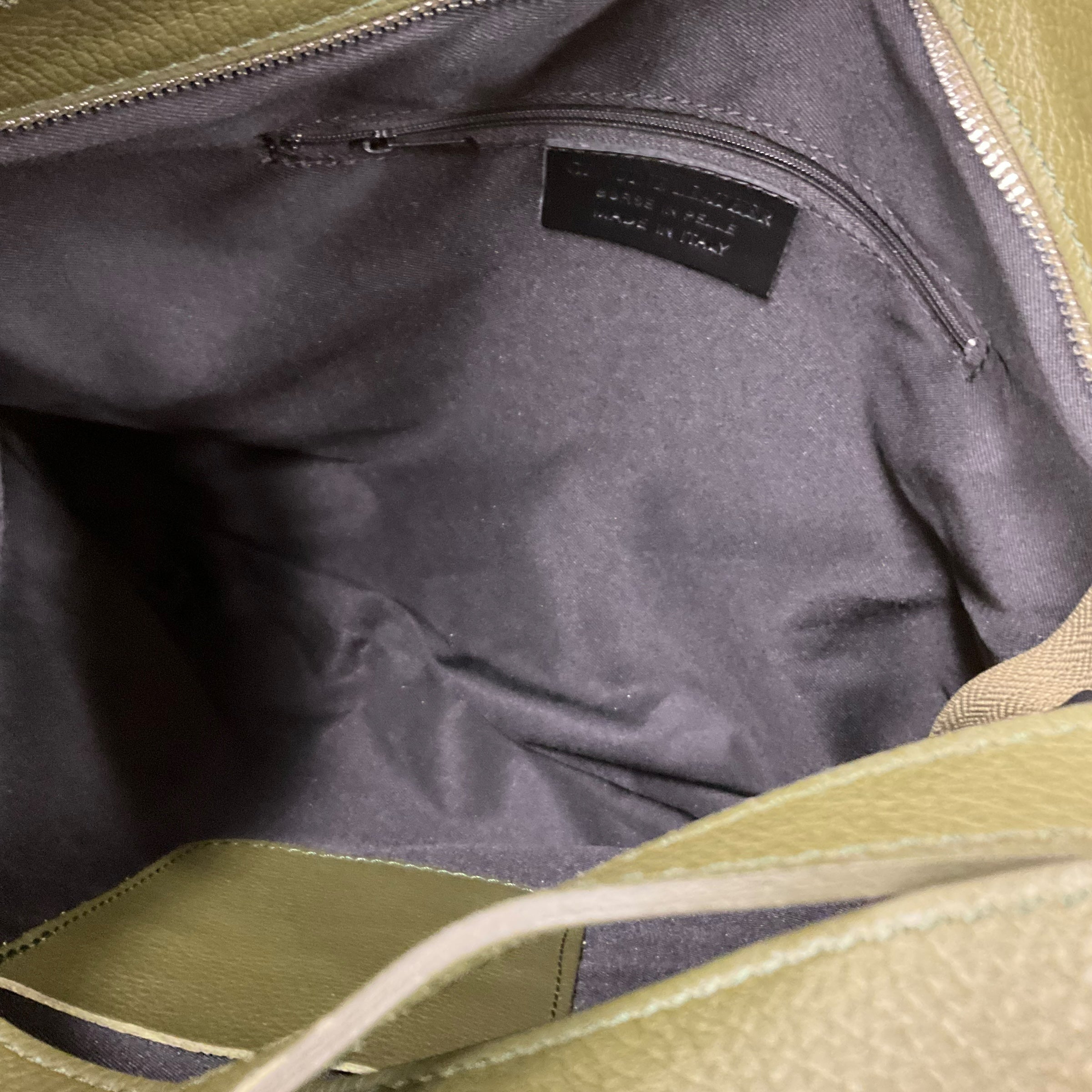 Backpack Leather Cmb. Size Medium