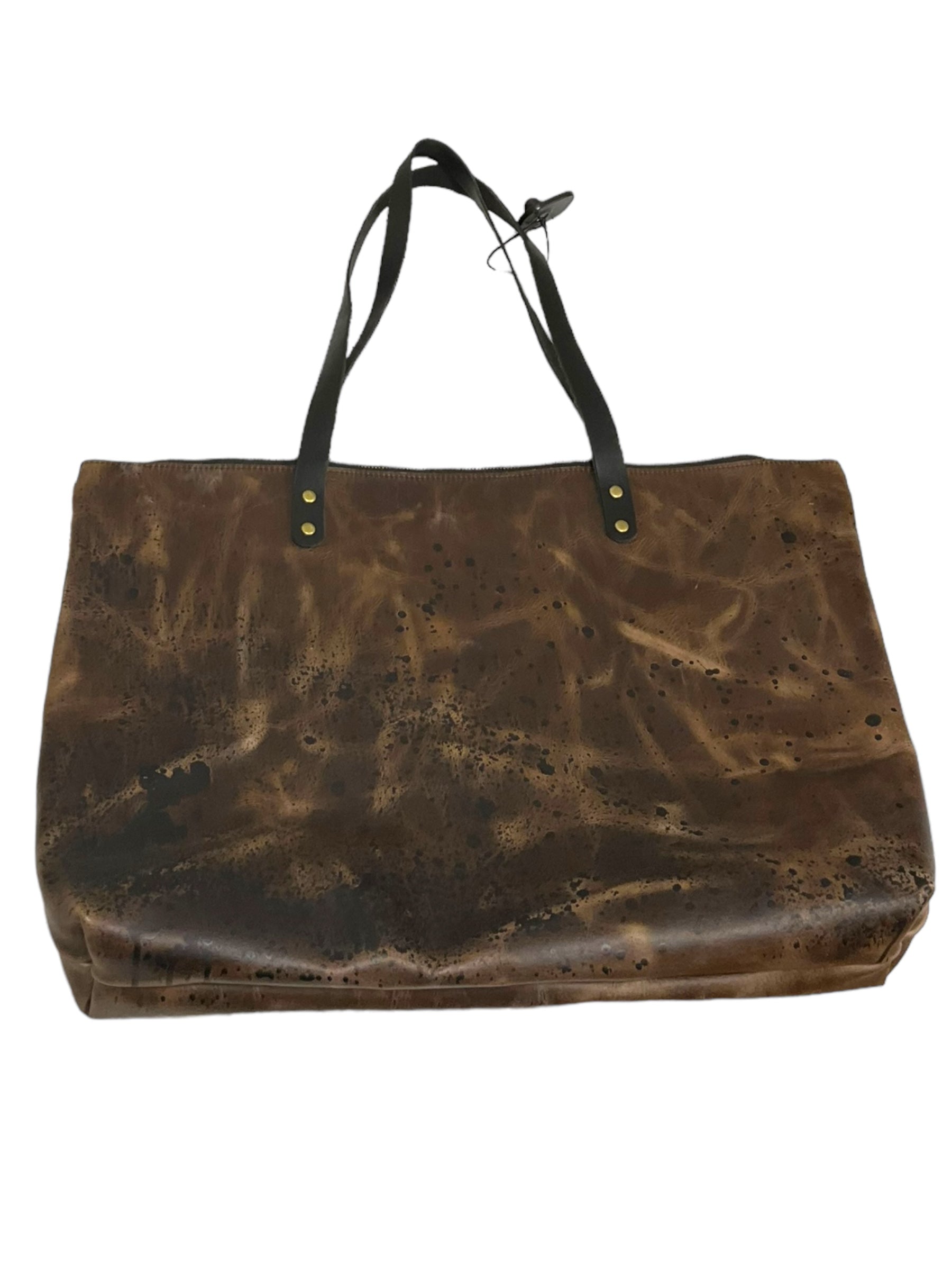 Tote Leather Cmc. Size Large