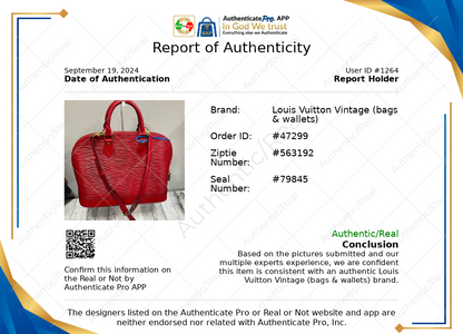 Handbag Luxury Designer By Louis Vuitton. Size: Medium