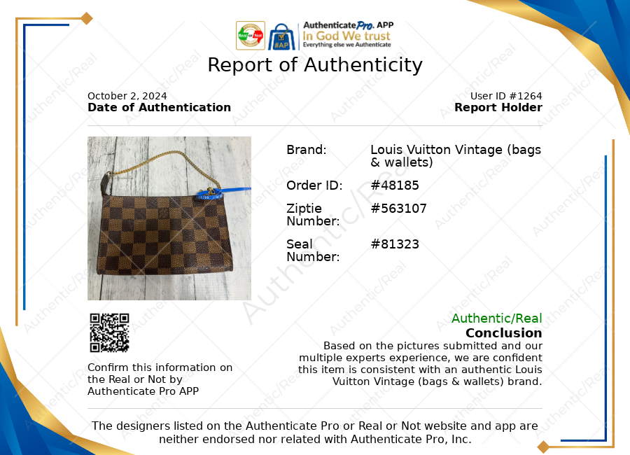 Wristlet Luxury Designer By Louis Vuitton. Size: Small