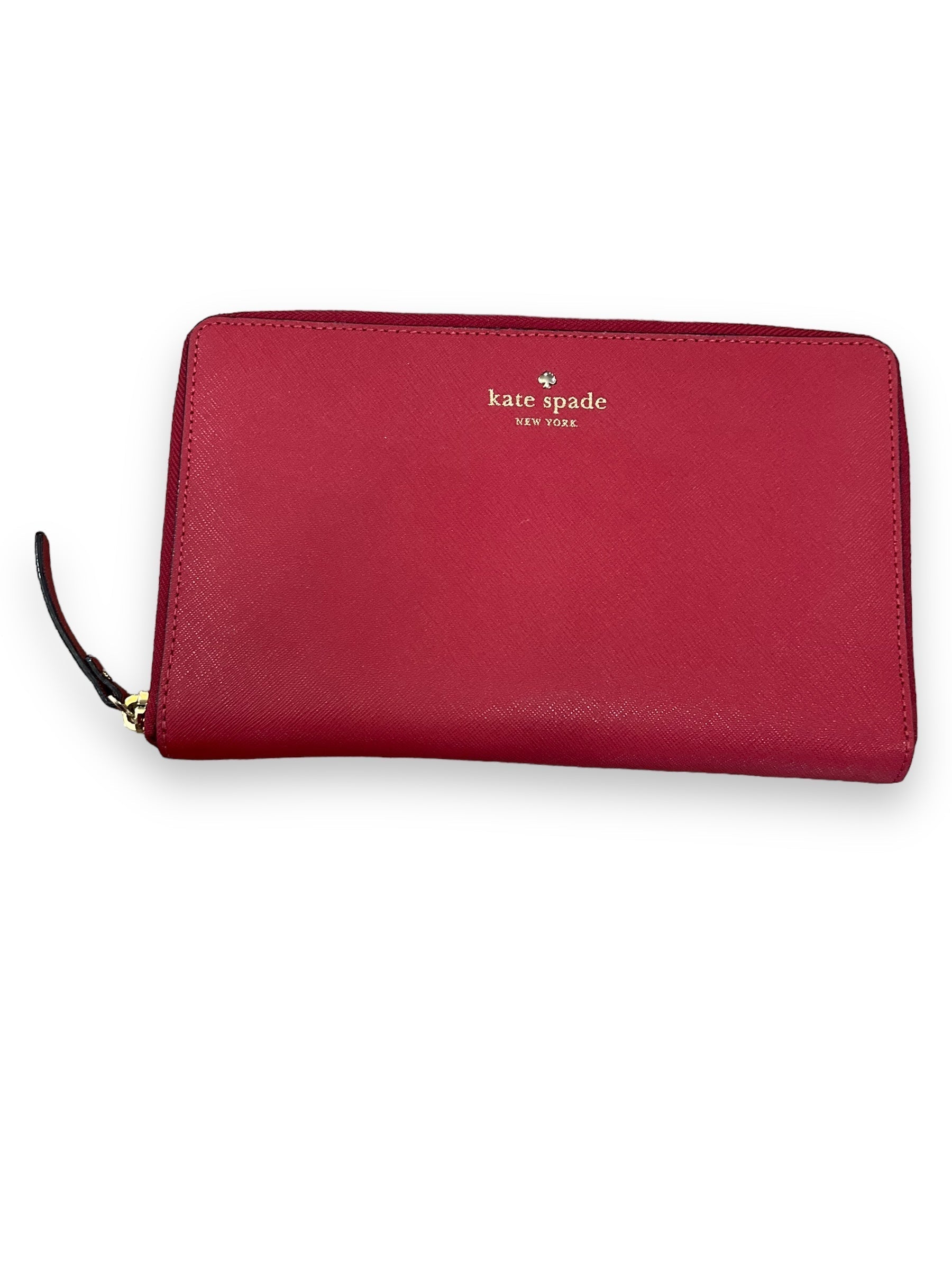 Red Wallet Designer Kate Spade. Size Large
