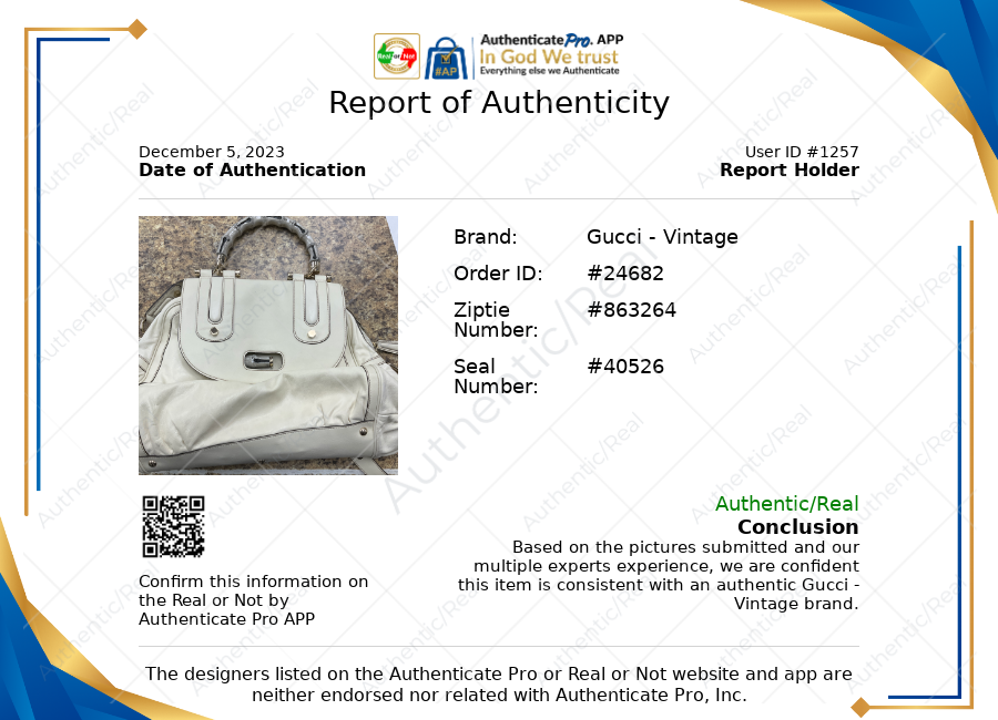 Handbag Luxury Designer Gucci. Size Large