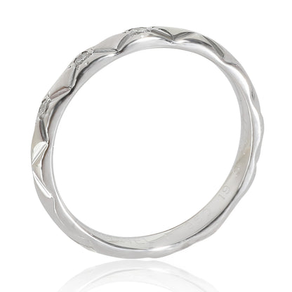 Top Quality Chanel Coco Crush Band in Platinum 0.04 CTW