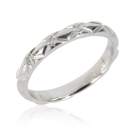 Top Quality Chanel Coco Crush Band in Platinum 0.04 CTW