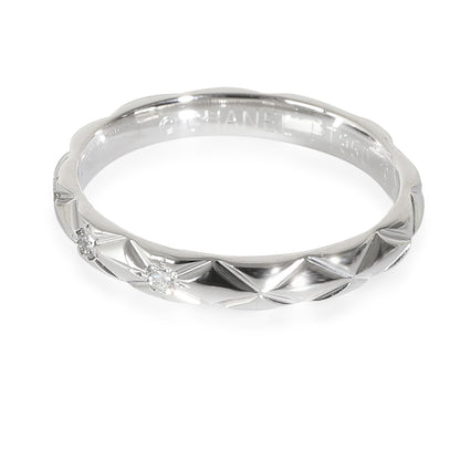 Top Quality Chanel Coco Crush Band in Platinum 0.04 CTW