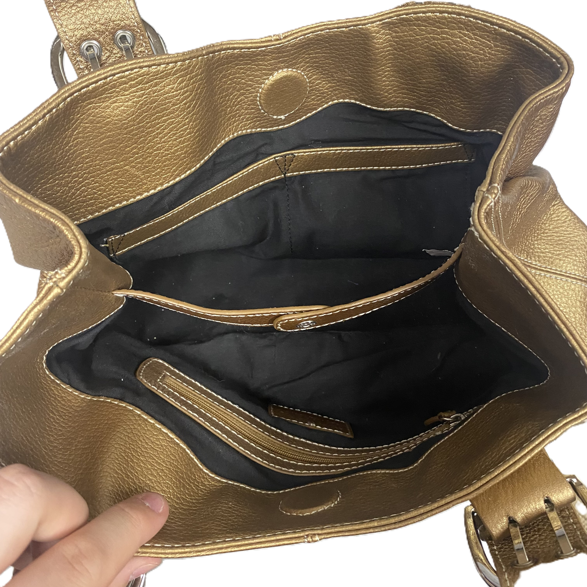 Handbag Leather By Tignanello  Purses. Size: Medium